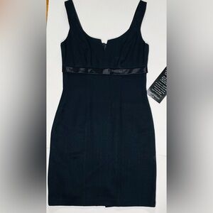 Black Victorias Secret Moda International Rayon & Acetate Dress NWT